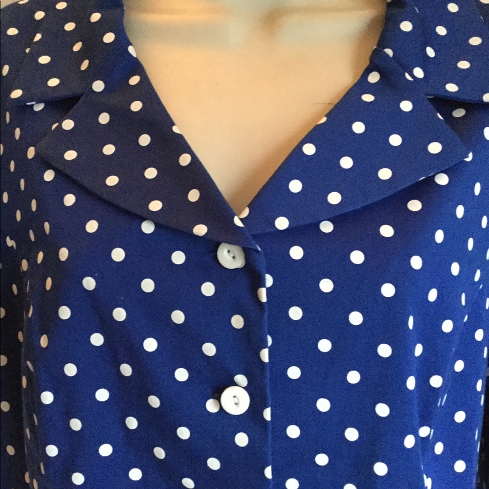 Pendleton Petite Size Medium Blouse Good Cond - image 2